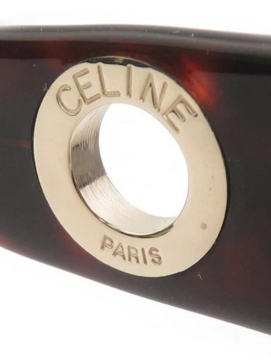 Auth CELINE Sunglasses Brown Plastic - h32088i main image 5